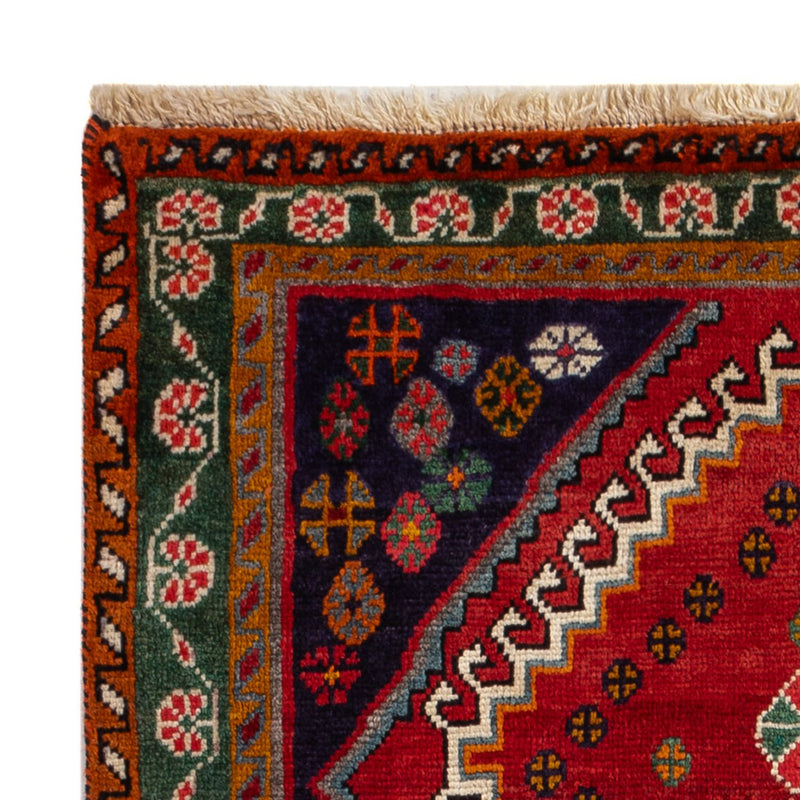 Alfombra persa - Nómada - 128 x 94 cm - rojo