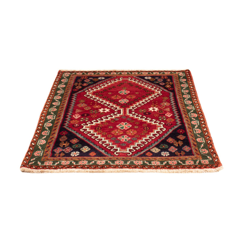 Alfombra persa - Nómada - 128 x 94 cm - rojo