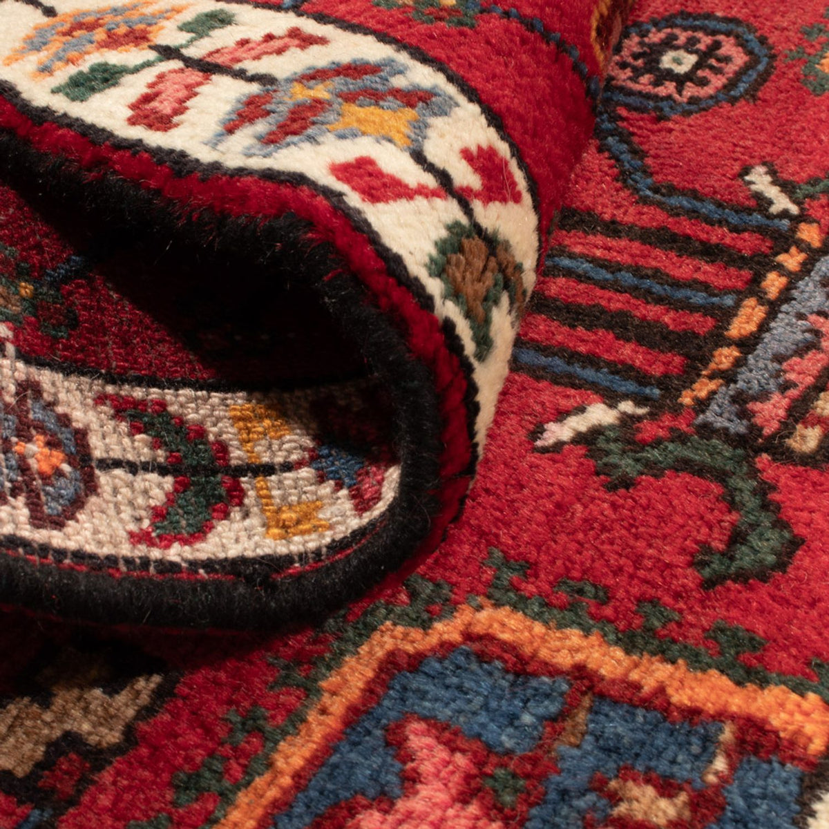 Alfombra persa - Nómada - 91 x 51 cm - rojo