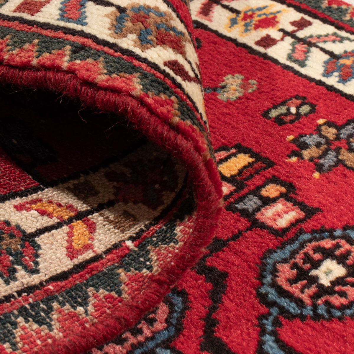 Alfombra persa - Nómada - 88 x 54 cm - rojo