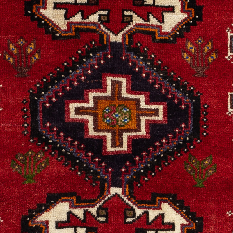 Alfombra persa - Nómada - 119 x 81 cm - rojo oscuro