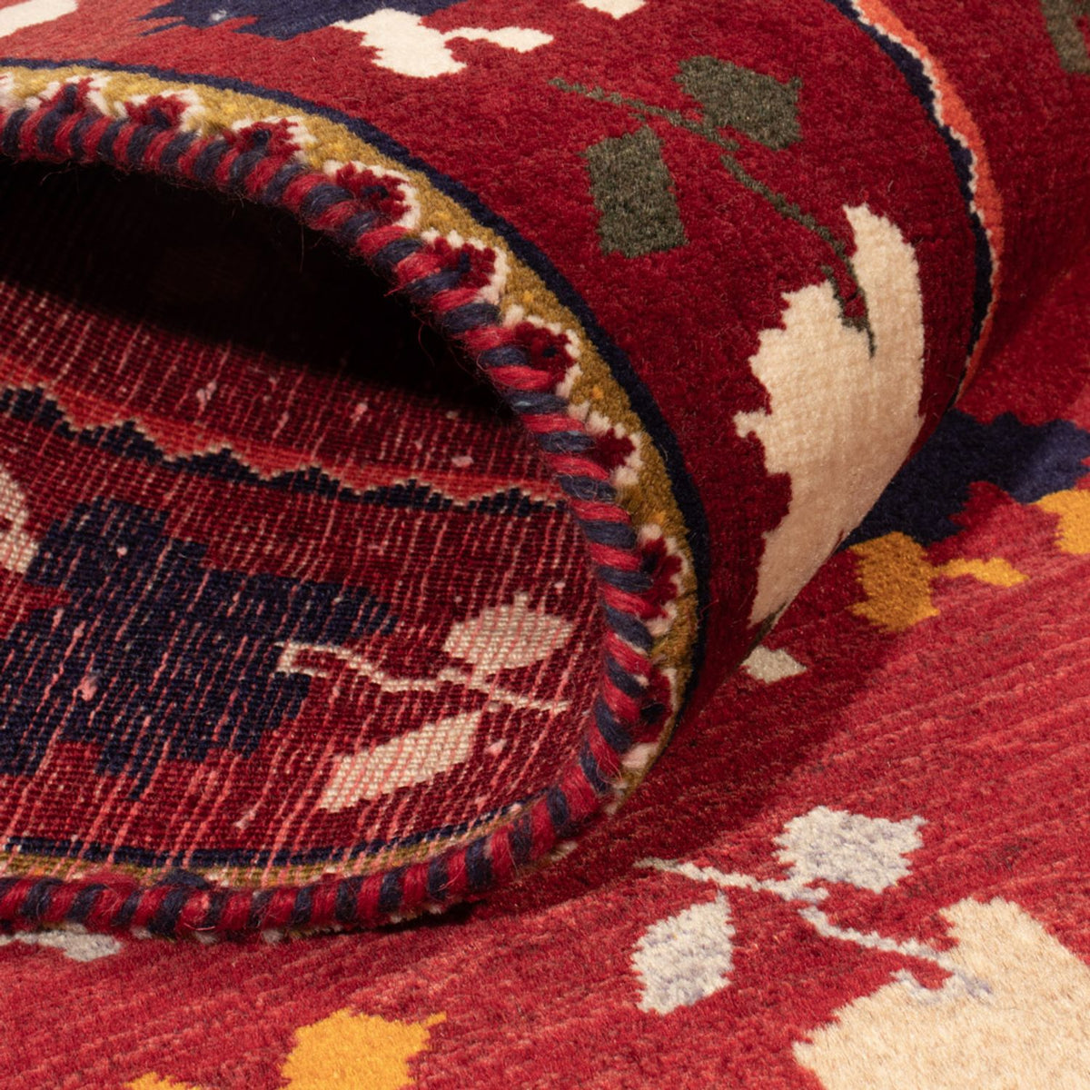 Alfombra de pasillo Alfombra persa - Nómada - 190 x 83 cm - rojo oscuro