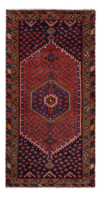 Alfombra persa - Nómada - 153 x 74 cm - rojo oscuro