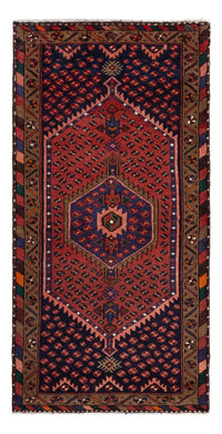 Alfombra persa - Nómada - 153 x 74 cm - rojo oscuro