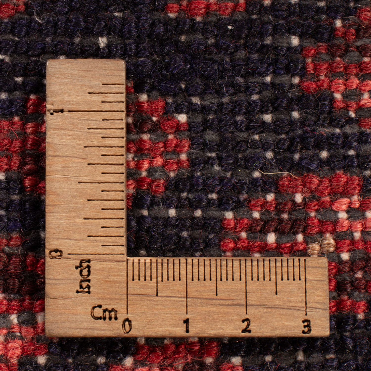 Alfombra persa - Nómada - 153 x 74 cm - rojo oscuro