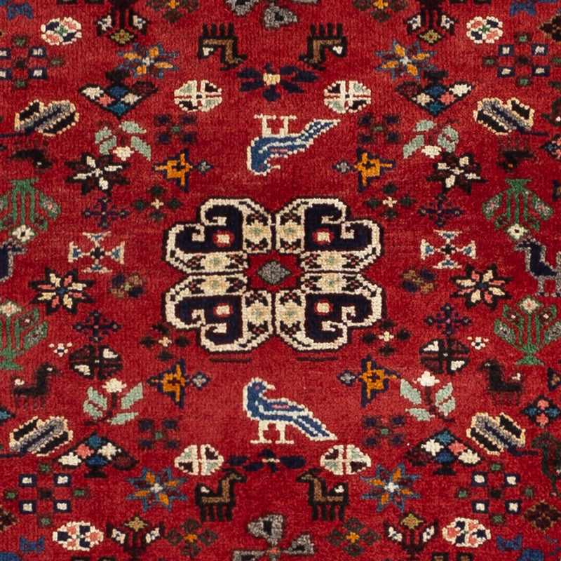 Alfombra persa - Nómada - 109 x 73 cm - rojo oscuro