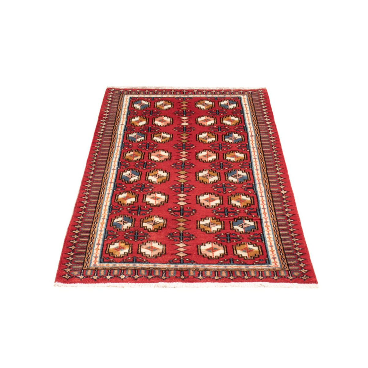 Alfombra persa - Nómada - 130 x 64 cm - multicolor