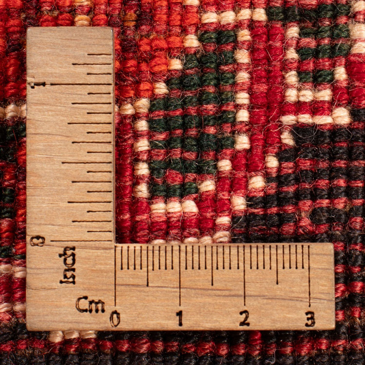 Alfombra persa - Nómada - 156 x 110 cm - rojo oscuro