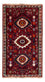 Alfombra persa - Nómada - 143 x 77 cm - rojo oscuro