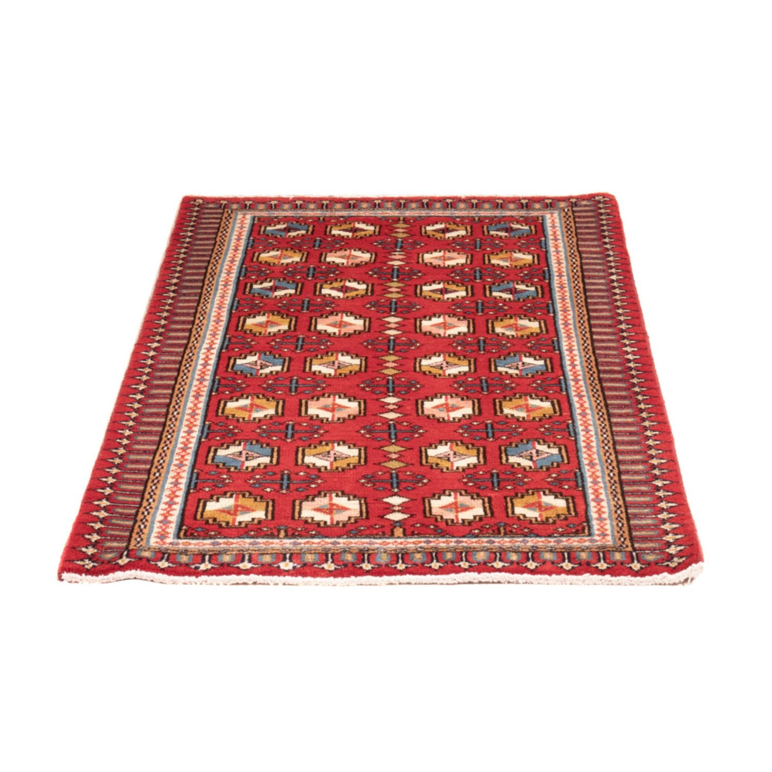 Alfombra persa - Nómada - 123 x 65 cm - rojo