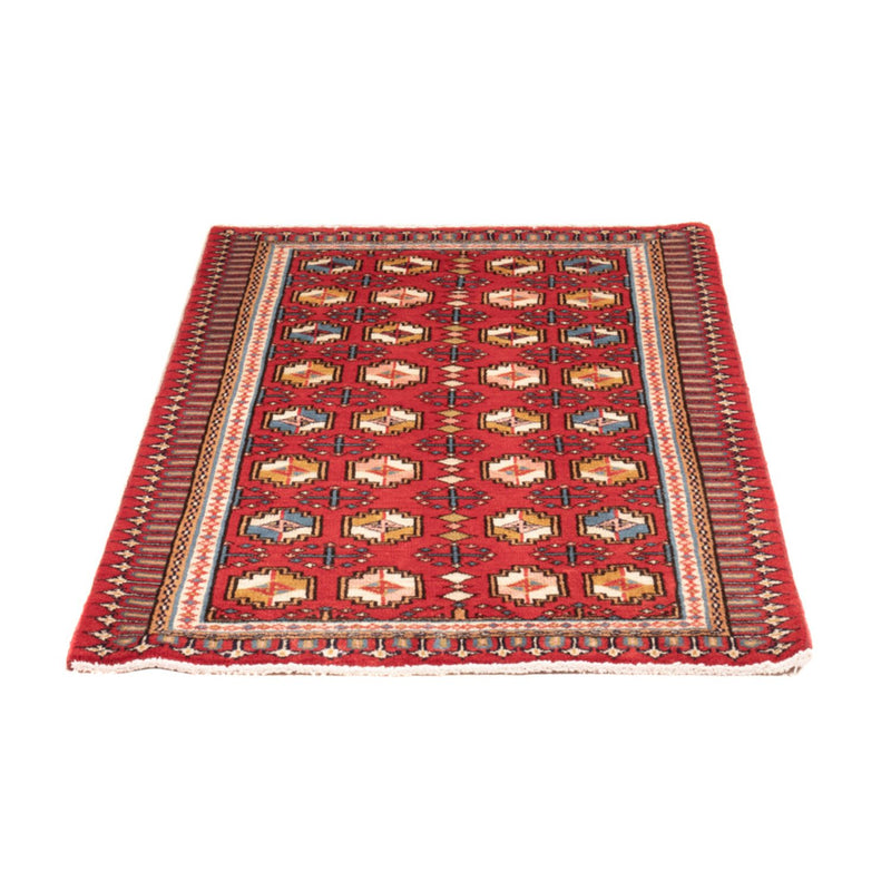 Alfombra persa - Nómada - 123 x 65 cm - rojo
