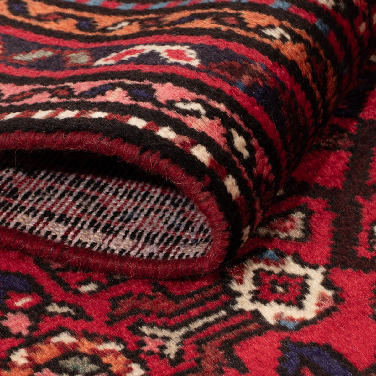 Alfombra Ziegler - 139 x 65 cm - rojo oscuro