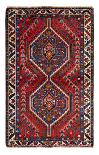 Alfombra persa - Nómada - 137 x 85 cm - rojo oscuro