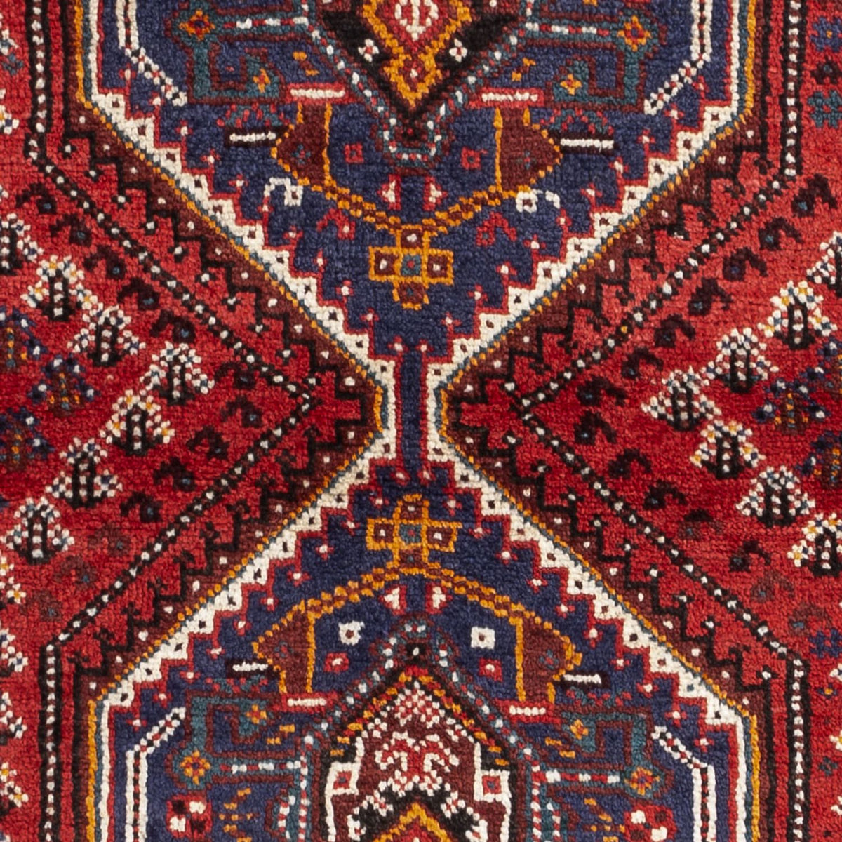 Alfombra persa - Nómada - 137 x 85 cm - rojo oscuro