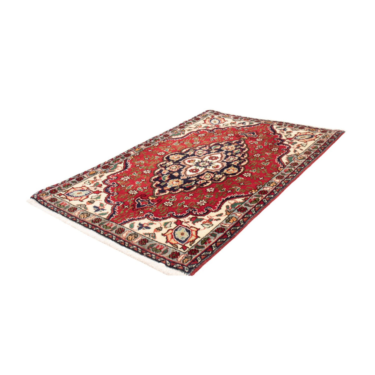 Alfombra persa - Tabriz - 86 x 58 cm - rojo