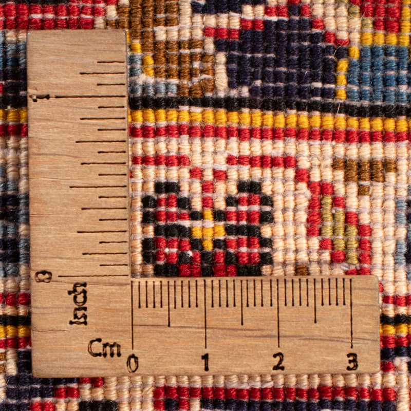 Alfombra persa - Keshan - 111 x 69 cm - gris oscuro