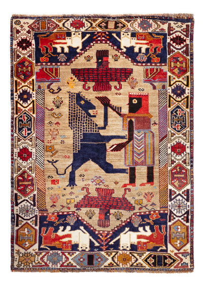 Qashqai Alfombra 113x157cm - Alfombra persa