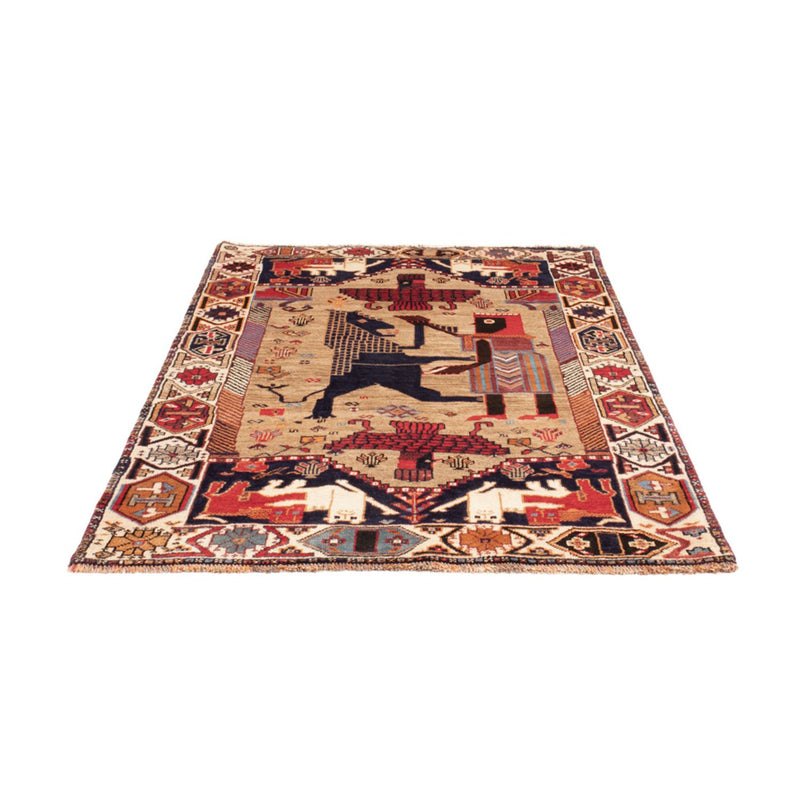 Alfombra persa - Nómada - 157 x 113 cm - multicolor