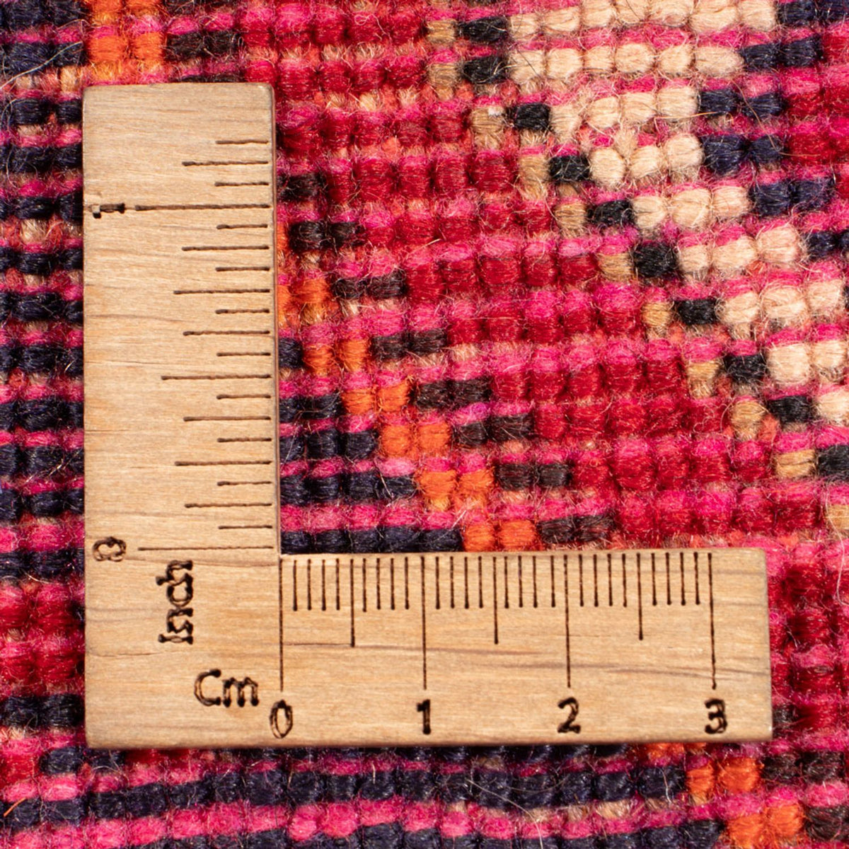 Alfombra persa - Nómada - 256 x 141 cm - rojo oscuro