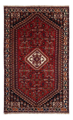 Alfombra persa - Nómada - 252 x 155 cm - rojo oscuro
