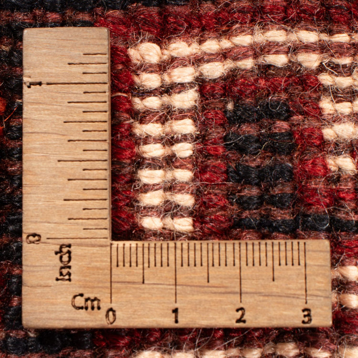 Alfombra persa - Nómada - 252 x 155 cm - rojo oscuro