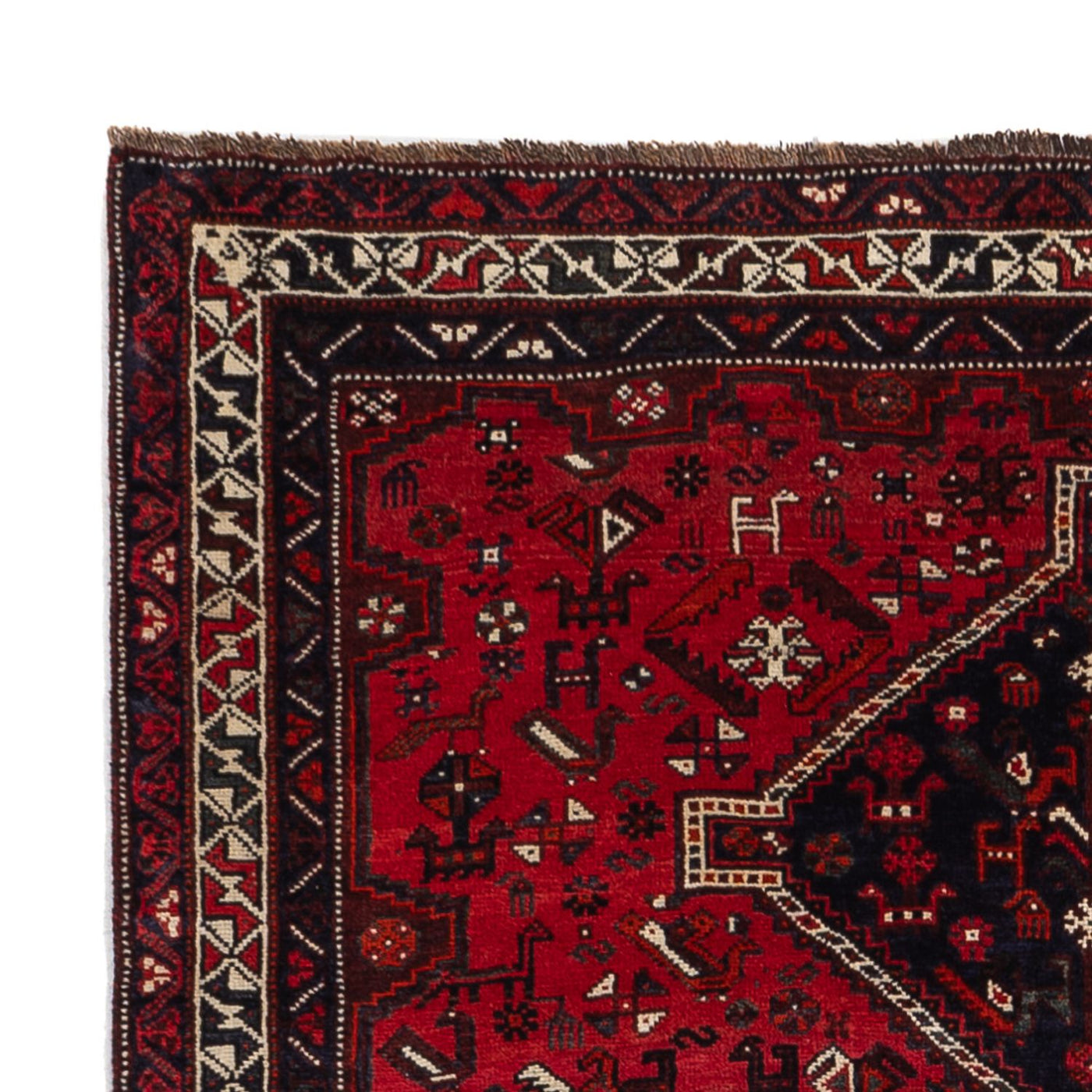 Alfombra persa - Nómada - 221 x 159 cm - rojo