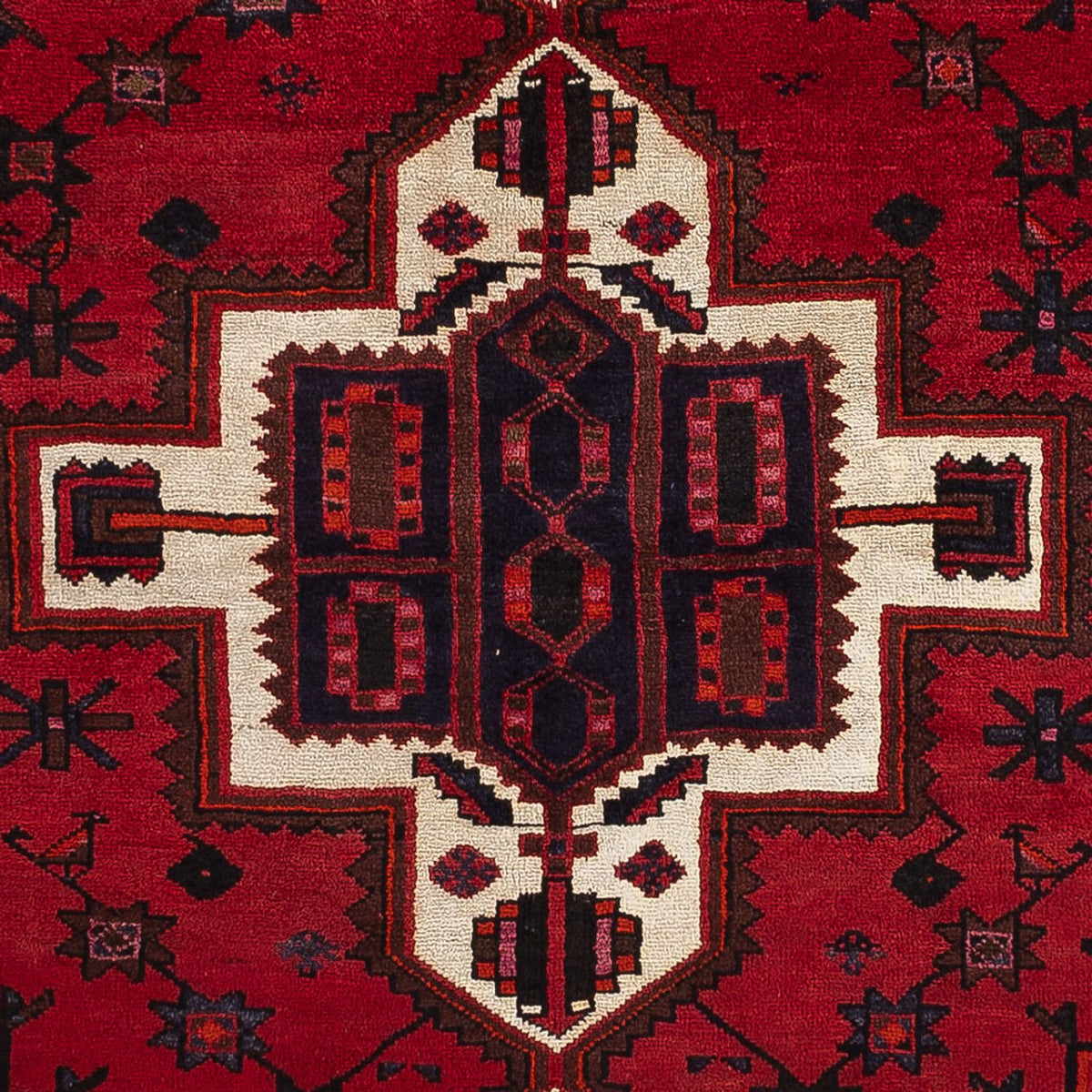 Alfombra persa - Nómada - 258 x 174 cm - rojo