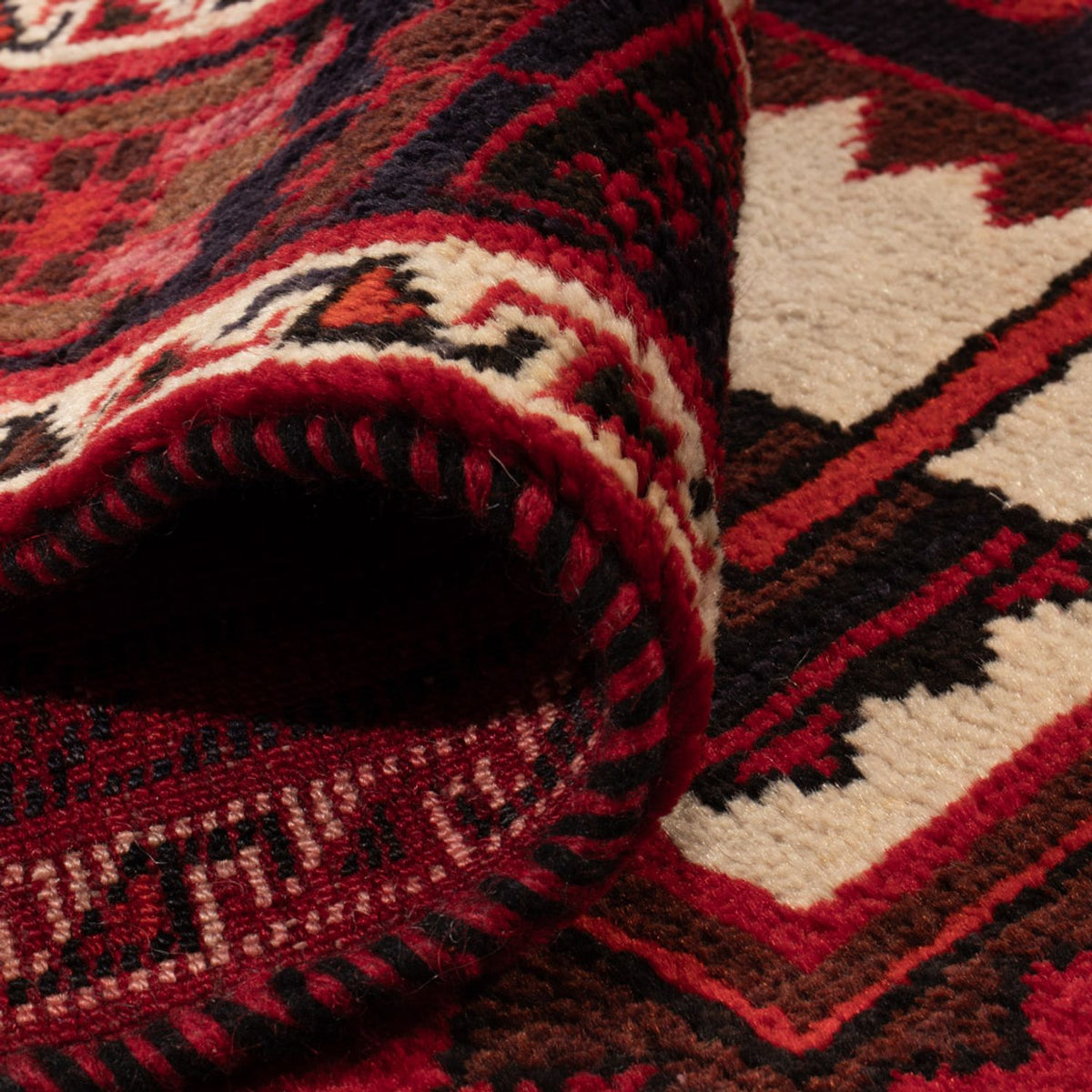 Alfombra persa - Nómada - 258 x 174 cm - rojo