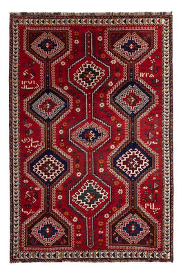 Alfombra persa - Nómada - 249 x 170 cm - rojo