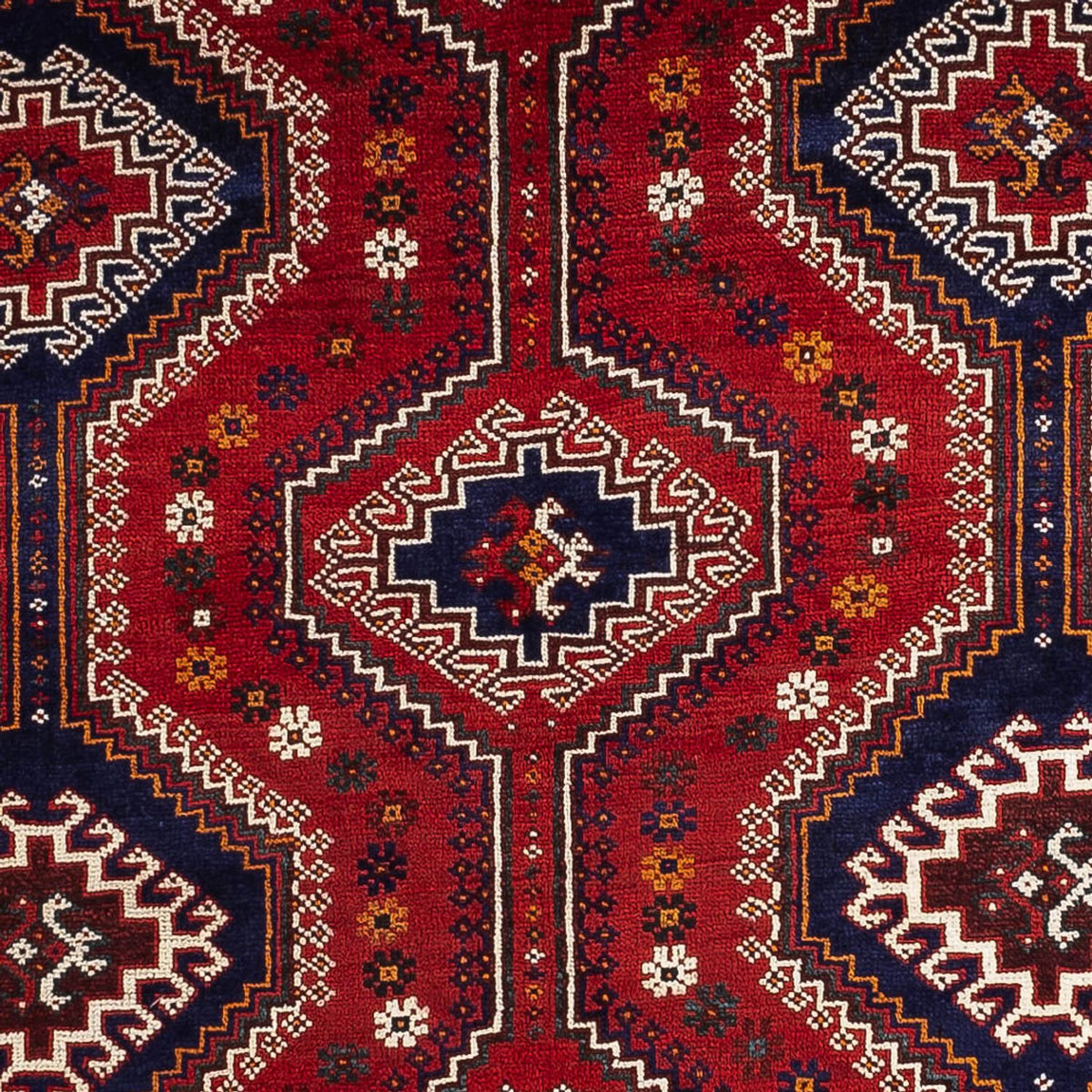 Alfombra persa - Nómada - 249 x 170 cm - rojo