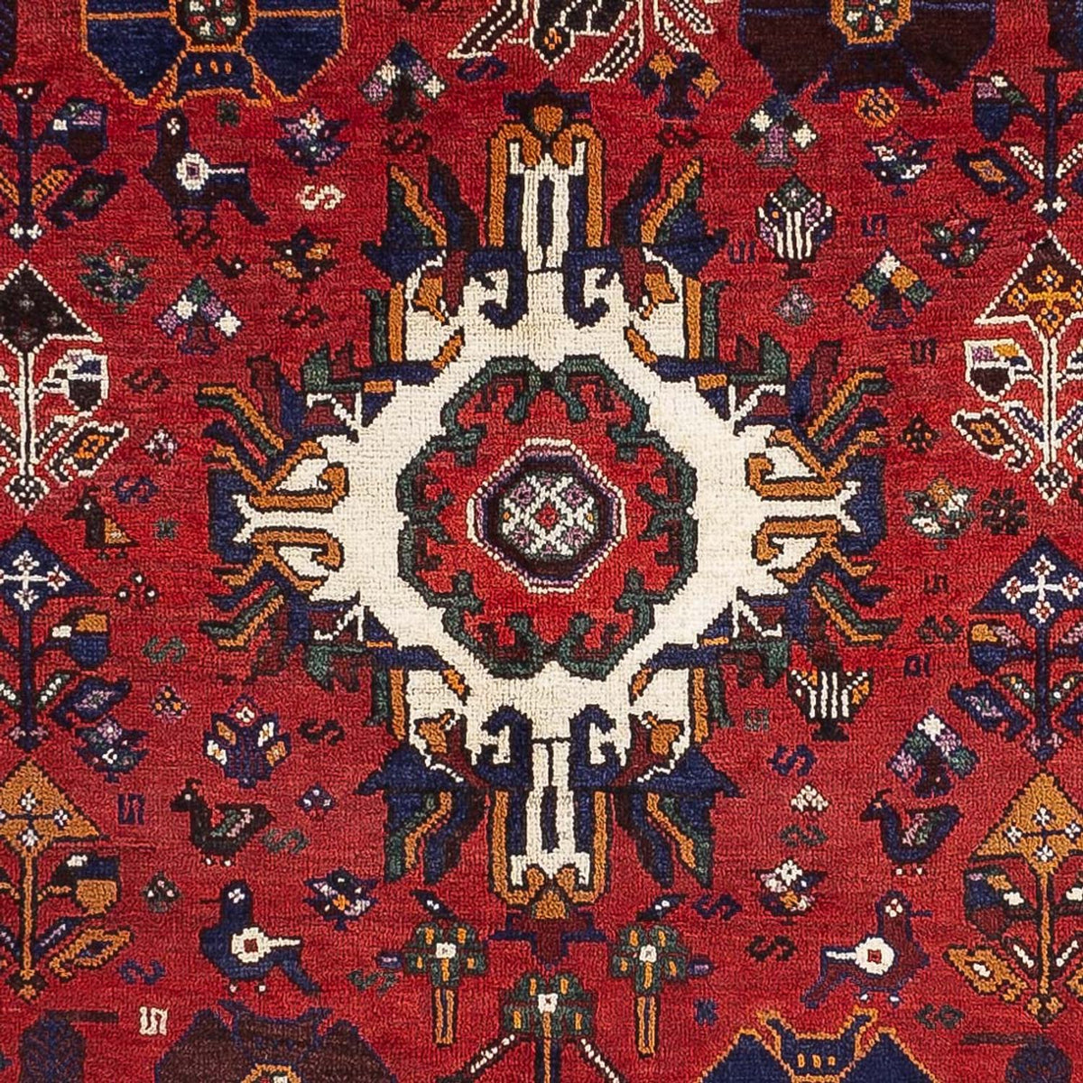 Alfombra persa - Nómada - 245 x 156 cm - rojo