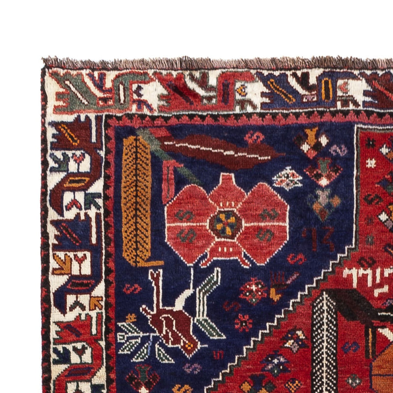 Alfombra persa - Nómada - 245 x 156 cm - rojo