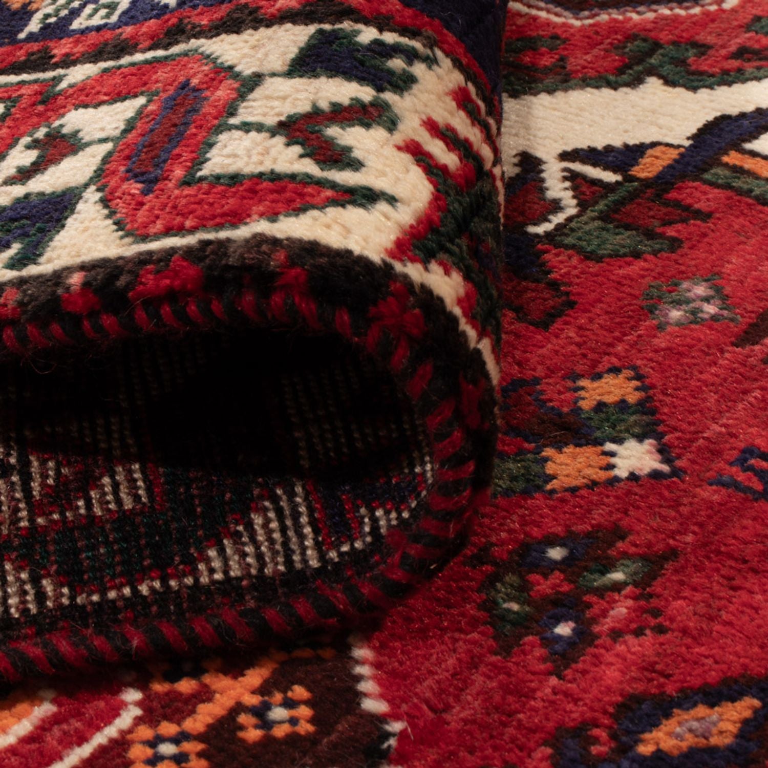 Alfombra persa - Nómada - 245 x 156 cm - rojo