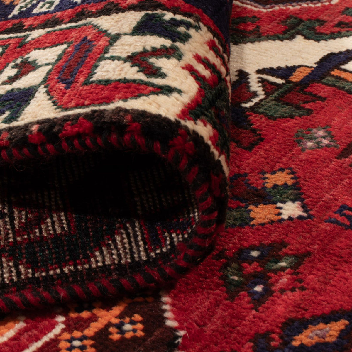 Alfombra persa - Nómada - 245 x 156 cm - rojo