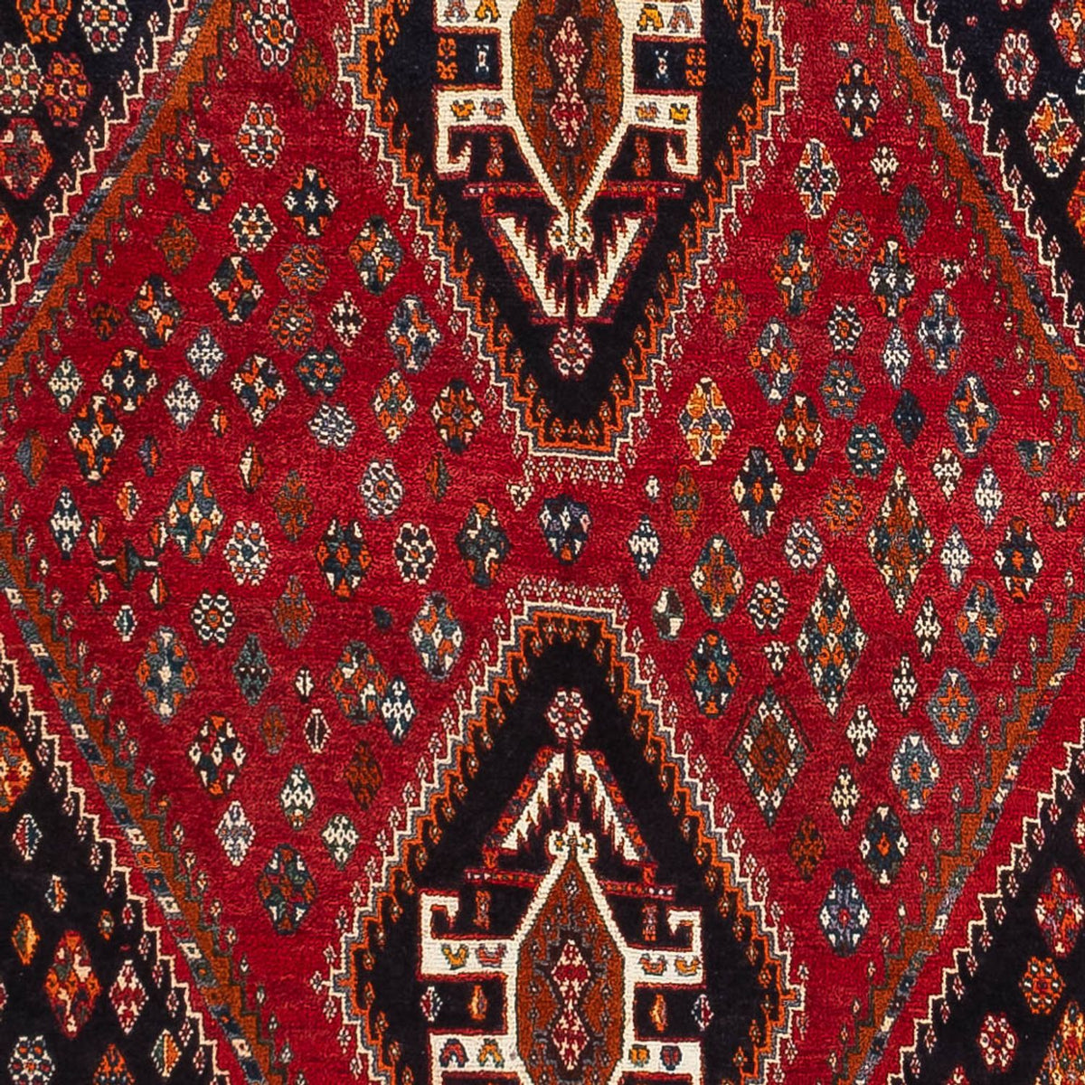 Alfombra persa - Nómada - 247 x 160 cm - rojo