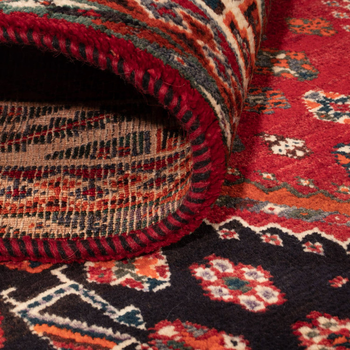 Alfombra persa - Nómada - 247 x 160 cm - rojo