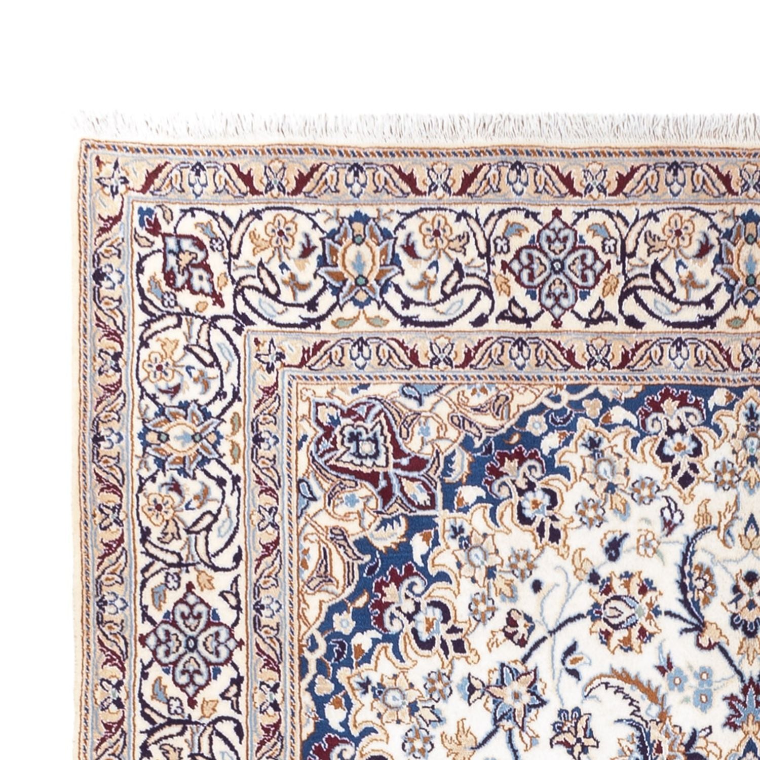 Alfombra persa - Nain - 312 x 199 cm - crema