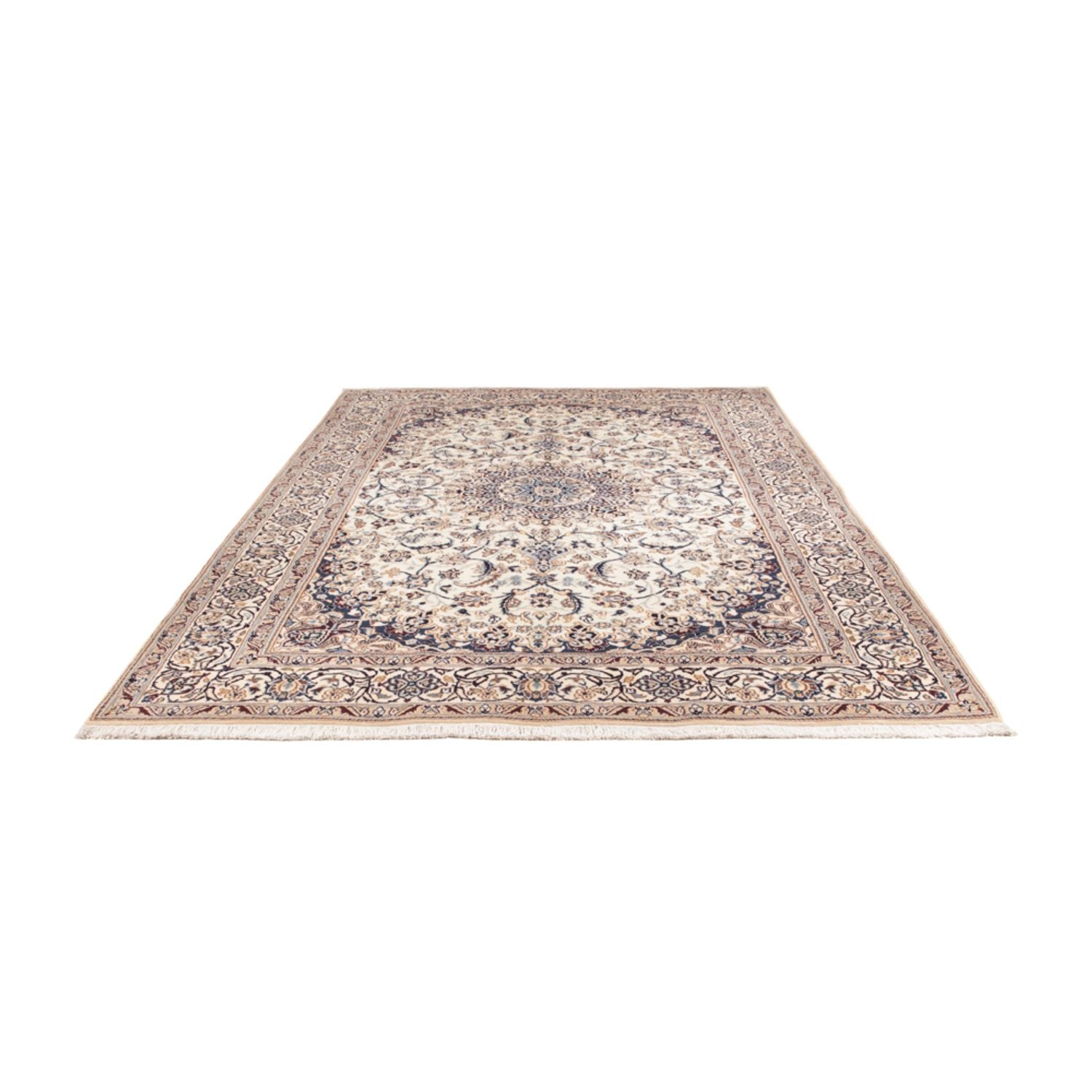 Alfombra persa - Nain - 312 x 199 cm - crema