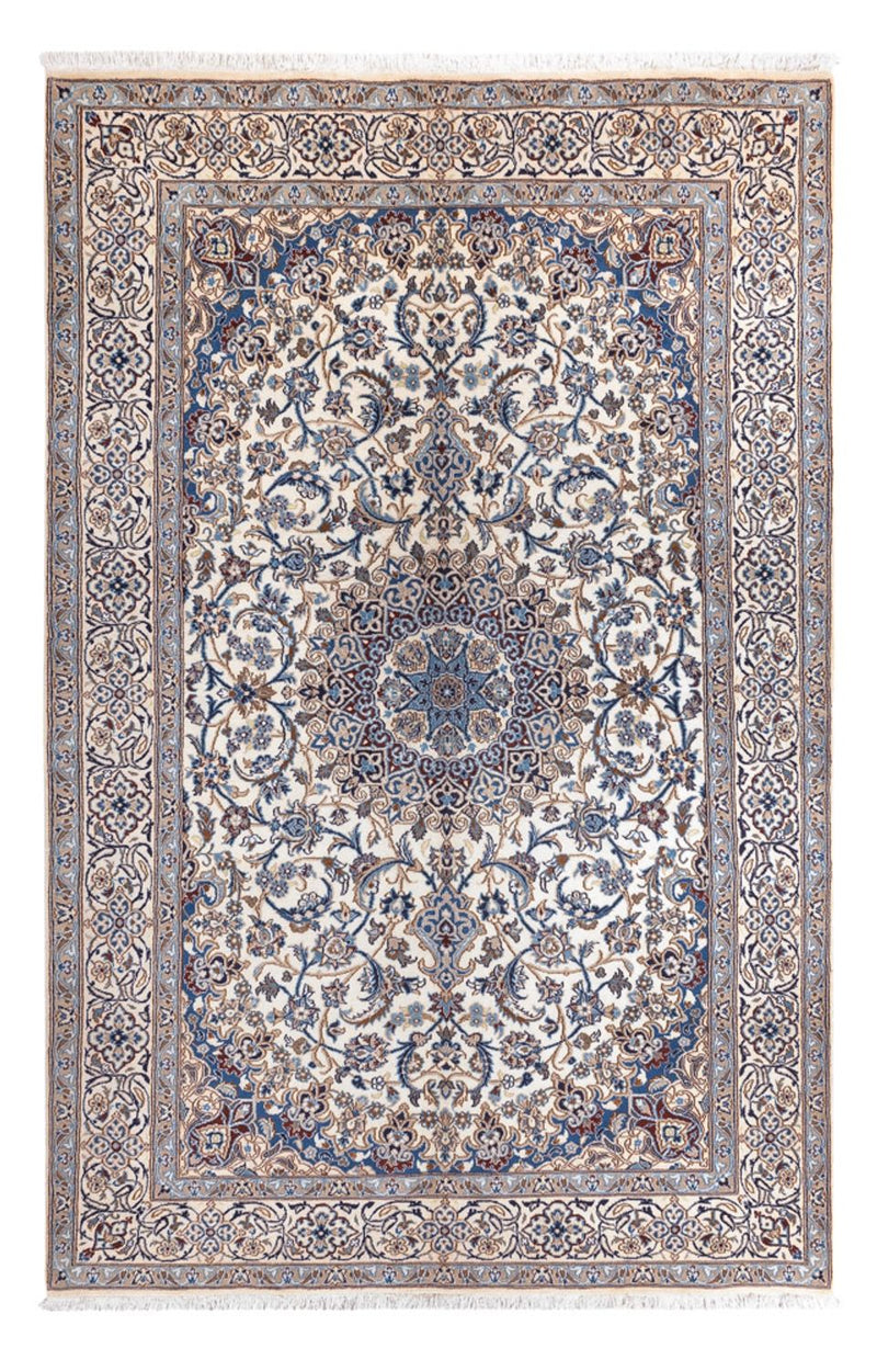 Alfombra persa - Nain - 296 x 196 cm - crema