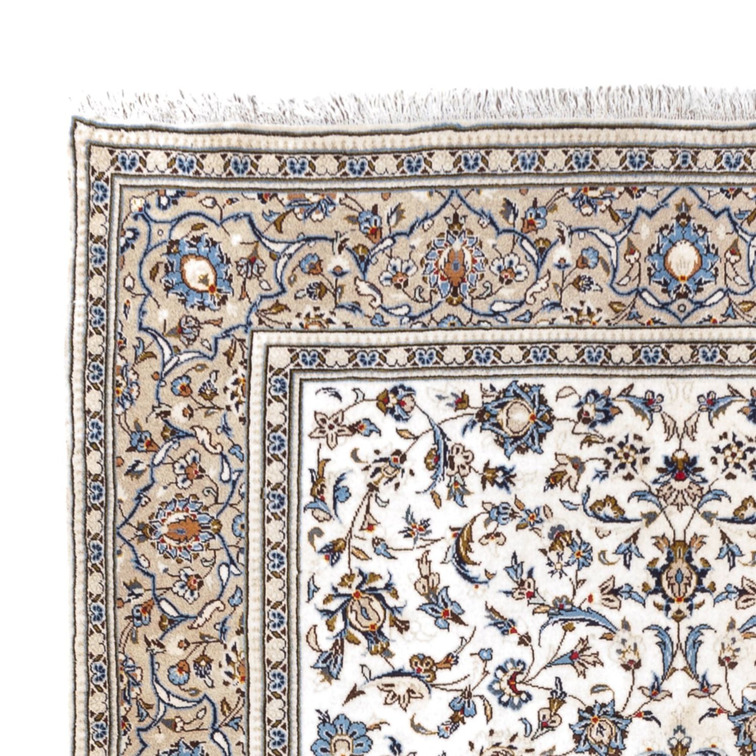 Alfombra persa - Nain - 315 x 195 cm - crema