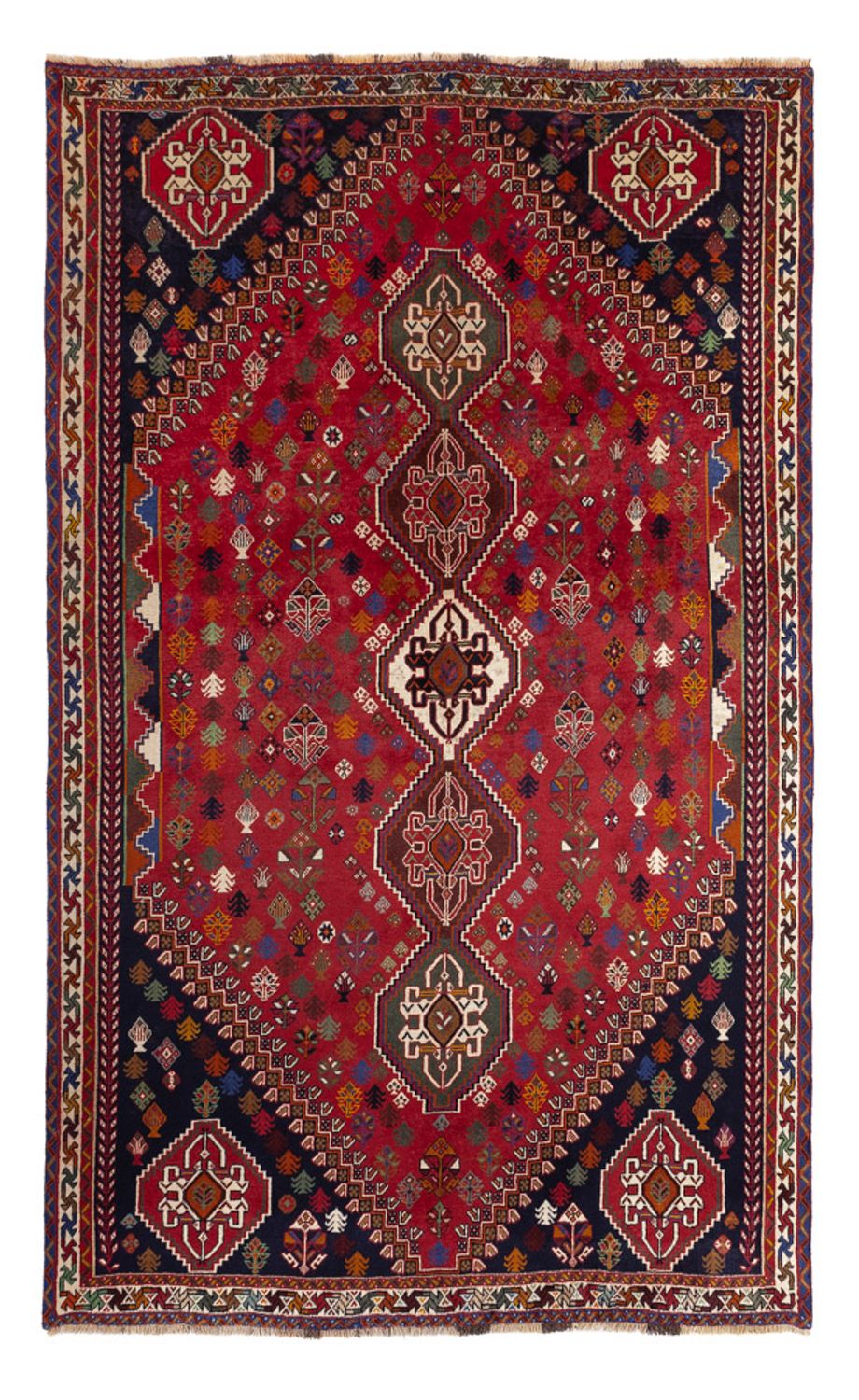 Alfombra persa - Nómada - 294 x 190 cm - rojo
