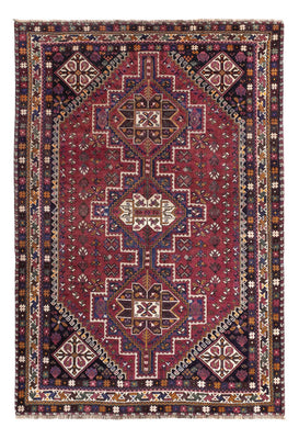 Alfombra persa - Nómada - 254 x 180 cm - rojo oscuro