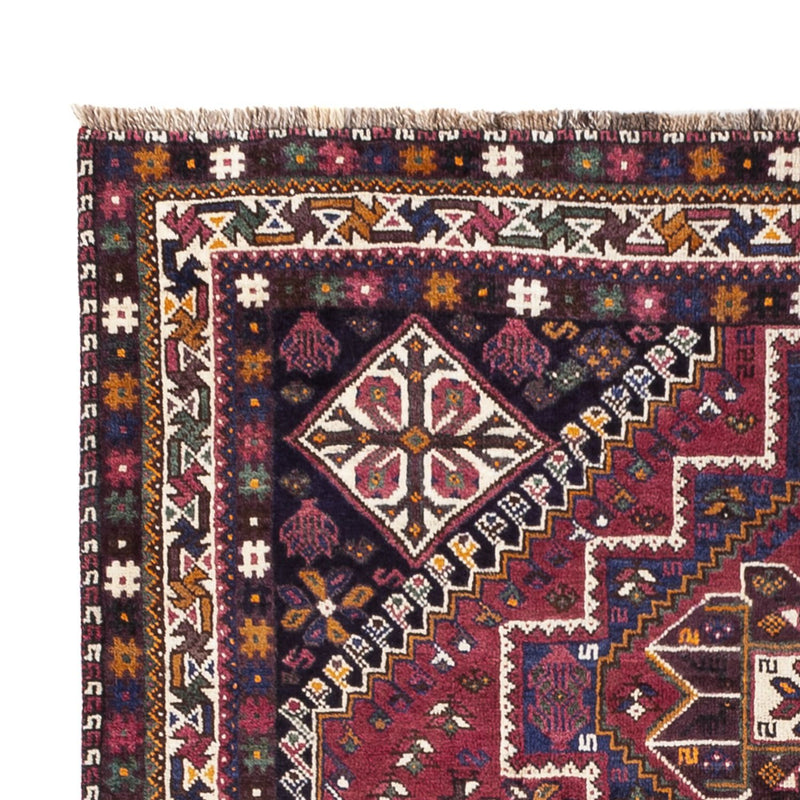 Alfombra persa - Nómada - 254 x 180 cm - rojo oscuro