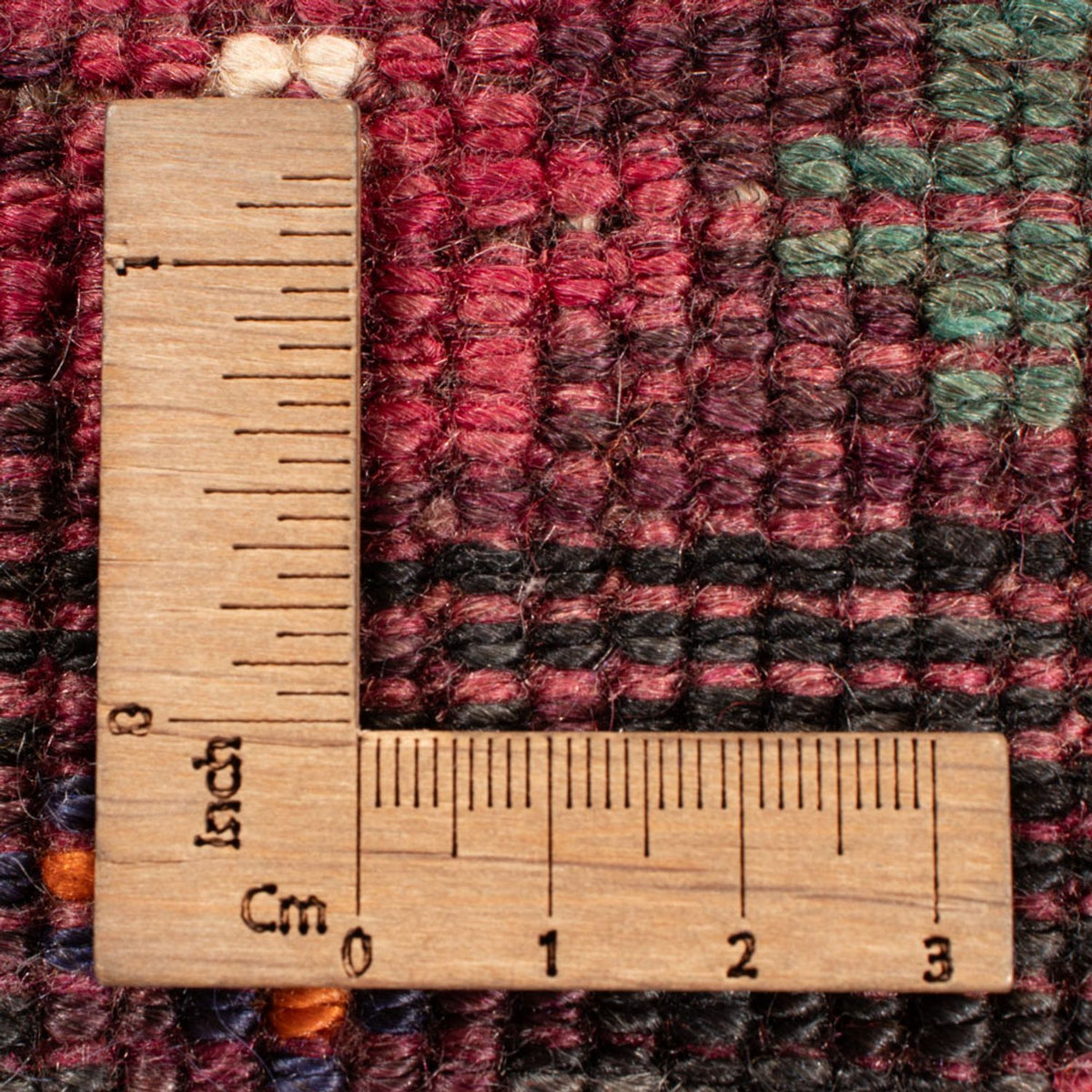 Alfombra persa - Nómada - 254 x 180 cm - rojo oscuro