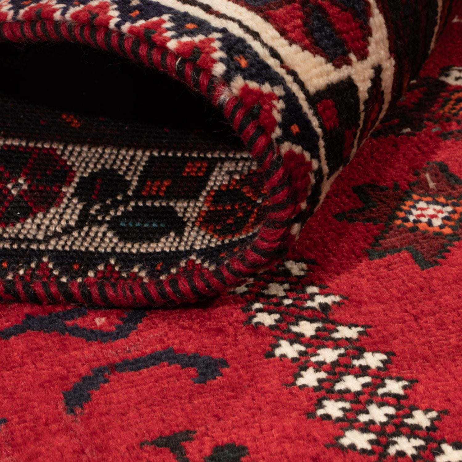 Alfombra persa - Nómada - 257 x 162 cm - rojo