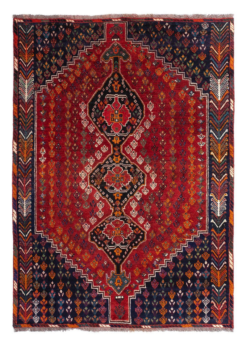 Alfombra persa - Nómada - 211 x 155 cm - rojo