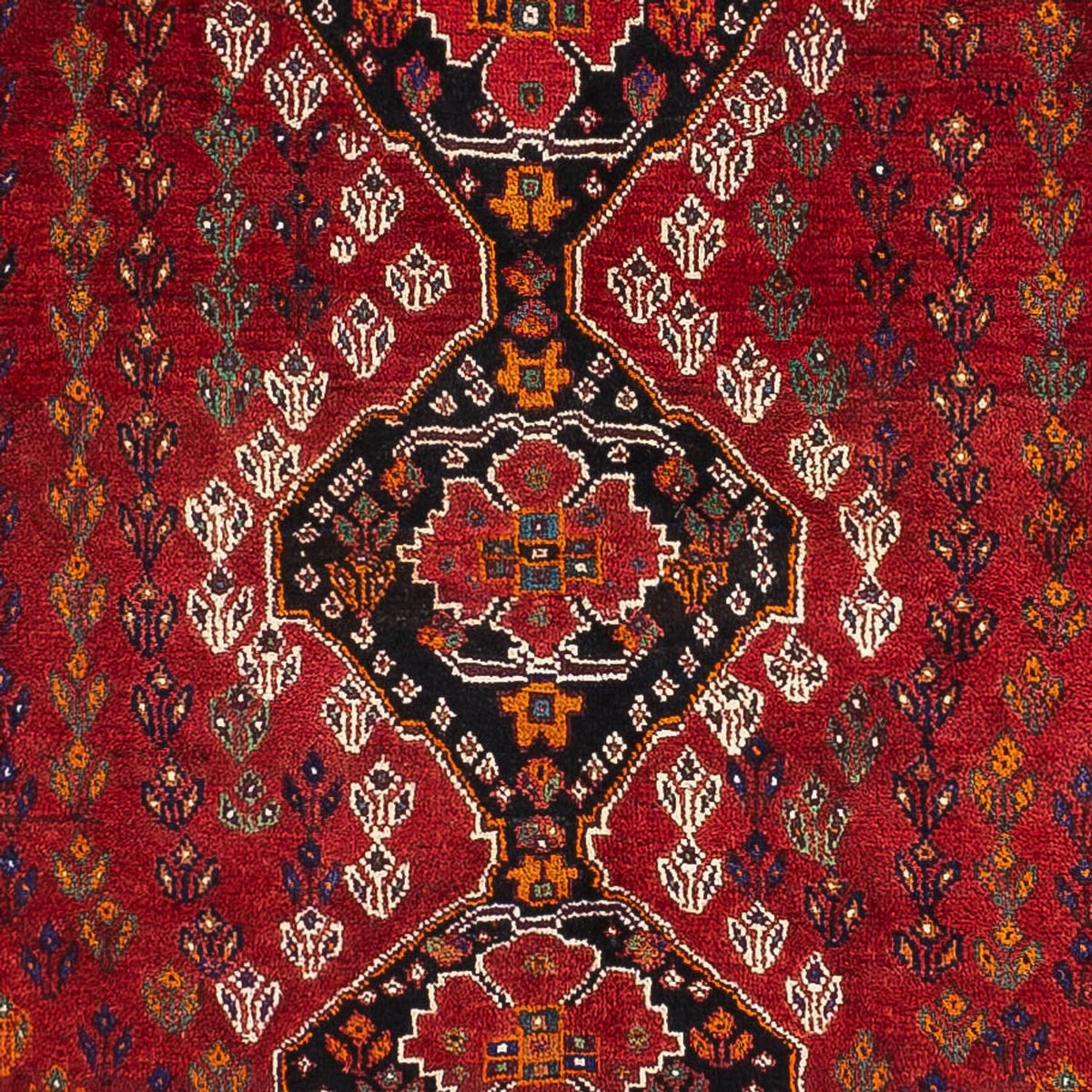 Alfombra persa - Nómada - 211 x 155 cm - rojo