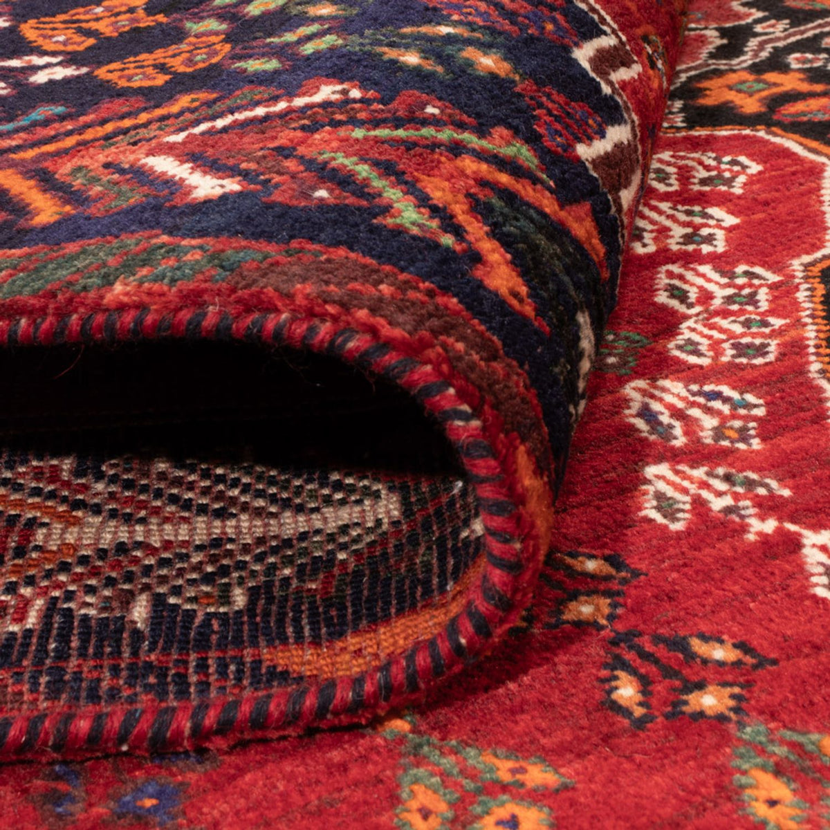 Alfombra persa - Nómada - 211 x 155 cm - rojo