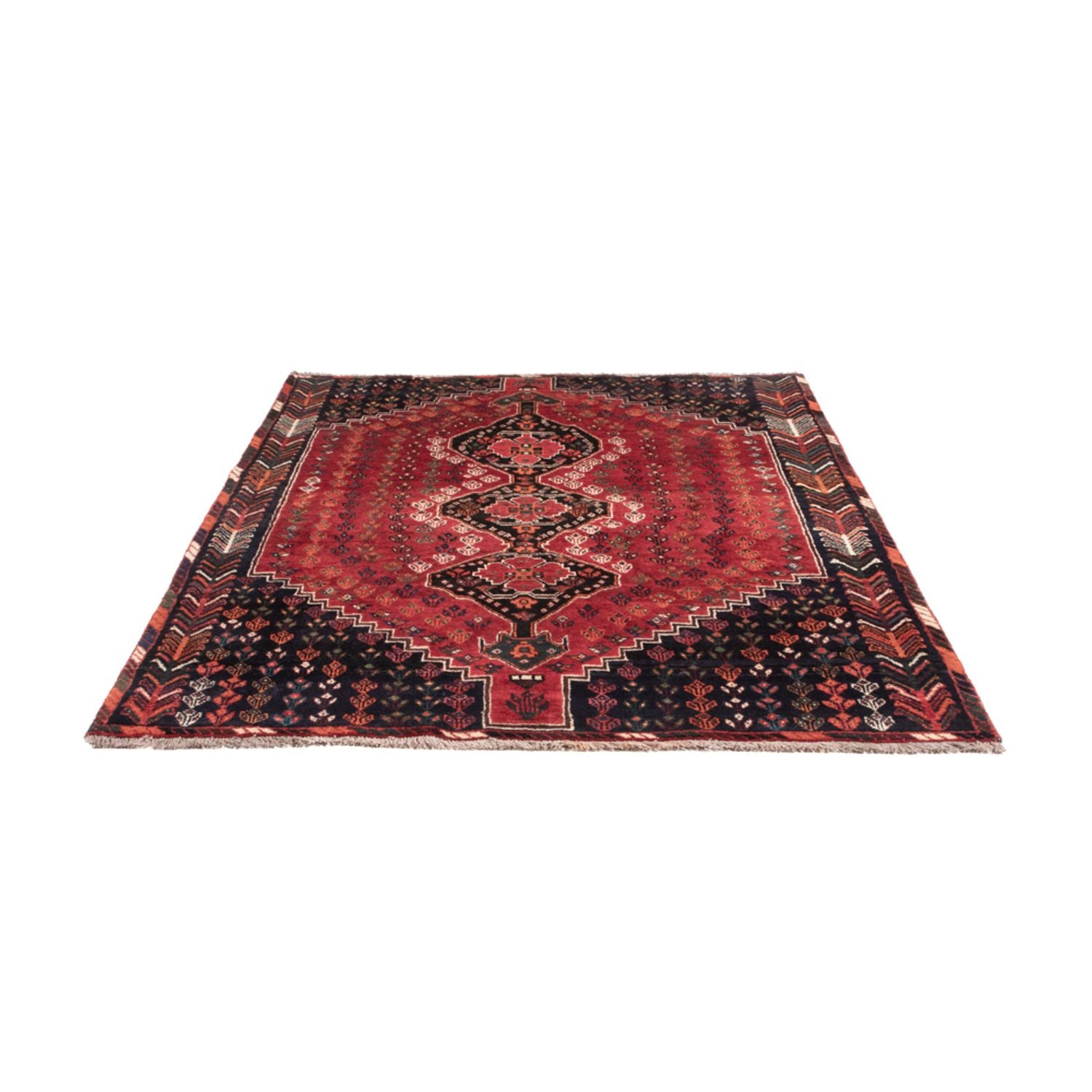 Alfombra persa - Nómada - 211 x 155 cm - rojo