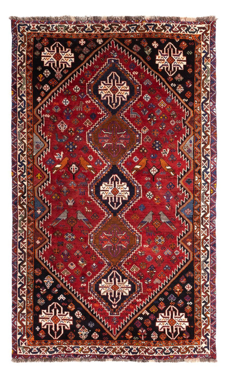Alfombra persa - Nómada - 259 x 162 cm - rojo